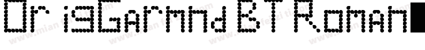 OrigGarmnd BT Roman字体转换